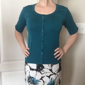 Turquoise cardigan